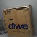 Drive Medical TR37E-SV Lightweight Folding Transport Wheelchair with Swing-Away Footrest, Silver (1 Count (Pack of 1))