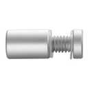 Sign Standoff 1/2" x 3/4", Solid Aluminum Sign Standoff Screws Mounting Hardware for Glass Panel, Acrylic Panel,Pack of 8 (Silver)