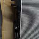 Radiator with Automatic Transmission Aluminum/Plastic (Core/) 21" x 25" x 1" (Inches) Height 1-Row