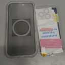 seacosmo for iPhone 16 Pro Max Case for Women, Full Body with Built-in Privacy Screen and Camera Lens Protector, Anti-Yellowing, Compatible with MagSafe, Shockproof Cute Girl Case, 6.9", Clear Glitter