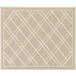 SlipToGrip Plaid Indoor Outdoor Door Mat, 42" x 35"
