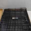 MidWest Homes for Pets Small Dog Crate, Life Stages 24' Double Door Folding Metal Dog Crate | Divider Panel, Floor Protecting Feet, Leak-Proof Dog Pan| 24L x 18W x 19H Inches, Small Dog Breed 24.0"L x 18.0"W x 19.0"H