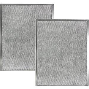 Air Filter Factory 13.875 X 15.125 X .375 Inch Range Hood Aluminum Grease Filters 2-Pack