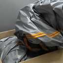 Kayme Hail Protector Car CoverAnti Hail Thickened Multi-Layered EVA Car Cover Waterproof Sun UV Rain Snow All Weather, Outdoor Hail Protection Cover, Fit Sedan/Coupe-Length (186 to 193 Inch).Grey