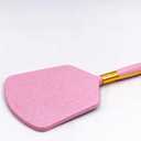 YCHMIR Handheld Mirror with HandleBarber Hairdressing Handheld Mirrorfor for Salon (Pink)