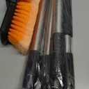 65" Car Wash Brush with Extension Pole, Car Wash 10 Dip Soft Brush, No Scratch Car Cleaning Brush Supplies for RV Boat Truck SUV, House Siding, Snow, Floors, Extension Aluminum Alloy (Orange)