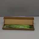 20PCS Fake Grass Filler Decor Artificial Grass Plants Outdoor Faux Plants Artificial Tall Shrubs Wheat Grass Greenery Stems UV Resistant Onion Grss For Outdoor Indoor Vase Planters Home Decor, Green