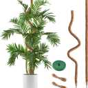 2 Pack Moss Pole, 63 Inch Bendable Moss Poles for Plants Monstera Long for Climbing Plants, Extra Large Handmade Pole Plant Sticks Support Stakes for Indoor Plants to Grow Upwards