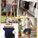 3 Pack Girls Bermuda Athletic Shorts