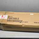 Portable Greenhouse for Outdoors | Walk in Greenhouses Heavy Duty with Durable PE Plant Cover with 4 Tiers of 16 Shelves | Gardening Plant House with Roll-up Zipper Door - 15" L x 6" W x 39" H