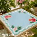 American Mahjong Mat, 3mm Ships Rolled No-Crease Non-Slip Quiet, 31 x 31 inches