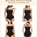 Strapless Shapewear Bodysuit for Women Tummy Control Strapless Bodysuit Triangle Seamless Body Shape Tops Going out M