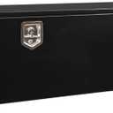 Buyers Products 1702315 Black Steel Underbody Truck Tool Box  18 x 18 x 60 Inch Heavy-Duty Job Box, Weather-Resistant Truck Bed Storage, Locking T-Latch, Made in USA