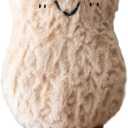 Cute Peanut Plush Toy, 6" Soft Peanut Stuffed Animal Funny Food Plushies with Legs, Adorable Smile Peanut Birthday Gift for Kids Girls Boys