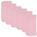 Baby Burp Cloths Muslin Washcloths 6Pack - Muslin Burp Cloths Large 20''x10'' Extra Soft Absorbent Baby Burp Rags for Newborn 100% Cotton for Boys Girls Gift 6 Layers Machine Washable (Color7)