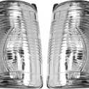 EATAKWARD 2 PCS Wing Mirror Left Driver & Right Passenger Side Turn Signal Light Indicator Lamp Lens Cover Replacement for Ford Transit T150 250 350 2015-2021 MK8 2014 Onwards Replace# 1847387 1847389