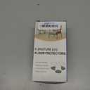 24 Pcs Chair Leg Floor Protectors for Hardwood Floors Square Silicone Covers to Protect Wood Tile Floors Felt Pads Furniture Leg Caps Anti-Scratch Reduce Noise (Fit:1-1/16" to 1-5/8")