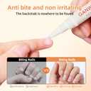 2 x Bitter Nail Polish for Nail Biting & Thumb Sucking, Clear Fast-Drying Bitter Taste Nail Treatment, Invisible Formula for Adults and Kids, Long-Lasting Nail Care Solution