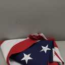 Sturdy American Flag 4x6 Ft Outdoor Heavy Duty,100% Made in USA American Flags ,Non Fading American Flags for Outside 4x6,Embroidered American Flag,4 by 6 America Flags Best High Wind all Weather US Flag,Indestructible America Flag Sewn Stripes and Embroidered Stars