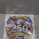 USA 250th Anniversary Window Clings 1776-2026 Patriotic Eagle American Flag Wall Stickers 4th of July Window Stickers Removable Red White Blue Vinyl Decor for Home Kitchen Independence Day Decorations