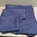 Fitable 6 Pack Navy Tablecloths for Round Tables - 108 Inches in Diameter - Stain Resistant and Washable Table Clothes, Polyester Fabric Table Covers for Wedding, Party, Banquet, Formal Events
