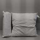 MIULEE 22 x 22 Throw Pillow Inserts, Set of 2 Down and Feather Cotton Decorative Pillows 