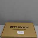 OTHWAY Square Shower Mat, 27"x 27" Extra Large for Inside Shower, TPE Non-Slip Mat With Suction Cups, Drain Holes, Machine Washable Floor Mat (White)