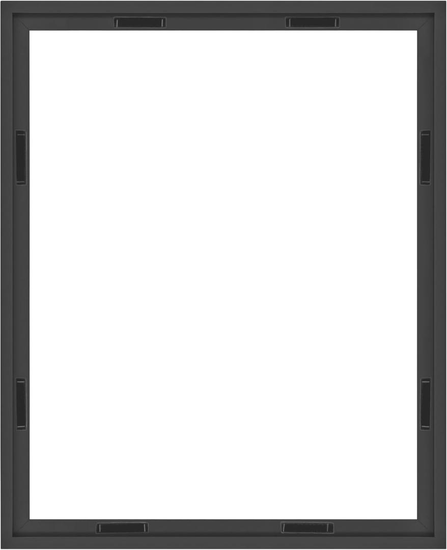 MCS Canvas Float Frames 24x30 Frame, Black Frame for Finished Canvases, Vertical & Horizontal Wall Hanging Large Frame with Adhesive for Canvas Paintings (1-Pack) MCS Canvas Float Frames 24x30 Frame, Black Frame for Finished Canvases, Vertical & Horizontal Wall Hanging Large Frame with Adhesive for Canvas Paintings (1-Pack)