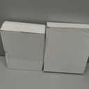 Qunclay 2 Pcs Vintage Picture Frames Antique Baroque Ornate Resin Rectangle Oval Photo Frames with Glass Front Tabletop and Wall Decor for Home Wedding Christmas Party Decor (Silver, 4 x 6 Inches)