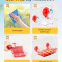 Window Hummingbird Feeder Strong Suction Cup, Hummingbird Feeders for Outdoors Window Up Close Bird Watching, Ant and Bee Proof, Easy to Refill, Clean and Install (1 Pack)