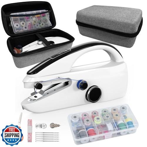 Sewing Kit: Sewing Bliss in one Box.Handheld Sewing Machine, Beginner's Sewing kit with Storage,Two Power Supply Modes, Portable mini Sewing Machine, Handheld for Beginners.