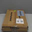 Peg Board, 4 Pack Metal Pegboard Panels with 50 Hooks, Black Pegboards Wall Organizer, Heavy Duty Peg Board for Walls Home, Garage Tool Storage, Office Organization, Craft Room, Kitchen (16x12"- 4 Pcs)