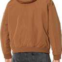 Lucky Brand Men's Bomber Jacket with Faux Sherpa Lined Hood, (Brown, S)