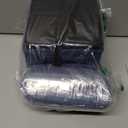 AOSSA BBL Pillow After Surgery for Sitting, Driving - Brazilian Butt Lift Seat Cushion & Back Support Set, Foldable Booty Pillow for Car, Travel, Office - Post Surgery Lipo Recovery Supplies (Blue)