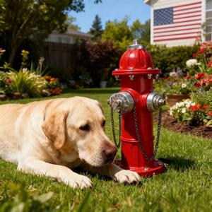 Fire Hydrant for Dogs to Pee On Outdoor Resin Dog Pee Post Yard Decor Funny Fake Fire Hydrant Dog Training Statue for Garden Patio Lawn Ornament Backyard Decoration for Puppies