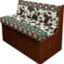 Southwestern Aztec RV Dinette Cushion Covers Include 1 Bench Cover 1 Backrest Cover Cow Print RV Sofa Cover Native American Navajo Tribal Couch Cover for RV Camper Sofa