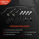[33mm] Front Sway Bar Kit, 927-100 Front Suspension Stabilizer Bar with Sway Bar Link Kit Fits for Chevy Buick Pontiac Impala Limited Grand Prix Monte Carlo Venture Montana Century, 10257316