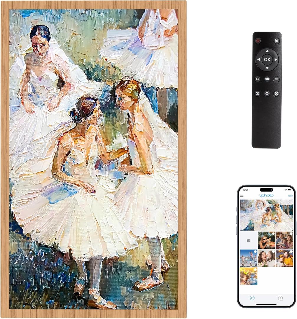 Dragon Touch Large Digital Picture Frame 21.5 inch Screen WiFi Digital Photo Frame Display, 32GB Storage, Auto-Rotate, Share Photos via App, Email, Cloud, Classic 21 Not Touchscreen