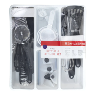 Everyday Living, Kitchen Utensil Set, 30 Pcs