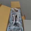 Zoie + Chloe Ferris Wheel Cupcake Stand - Decorative Cupcake Holder for Parties - Spinning Display for Serving Pastry, Treats & Desserts - Easy-to-Clean, Fits 8 Small Cupcakes - 14x4x17, Sky Blue