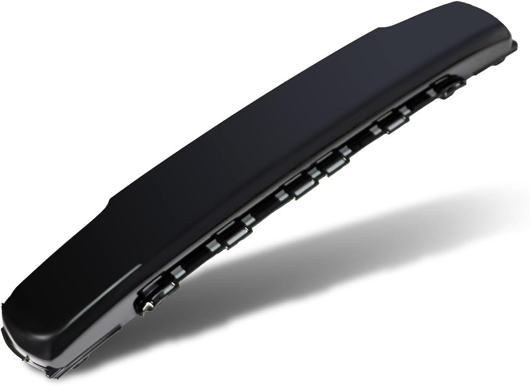 Black Front Black Bumper Number Plate Cover Compatible with 2014-2018 Mini F55 F56 F57 51117337791