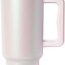 Simple Modern 40 oz Trek Tumbler with Handle and Straw Lid | Cup Holder Friendly Insulated Stainless Steel Travel Mug | Coconut Pearl