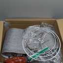 QiMH Farmhouse Table Lamps for Living Room, Rustic Beside Lamps for Bedroom with USB A+C Charging Ports, Nightstand Lamp with Frosted Glass Night Light for Home Decor, 4 Bulbs Included (Bronze) (Bronze-Style 1)