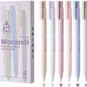EpenGo Colored Pens 18 Pack, Colorful gel ink Pens Retractable Quick Dry 0.5mm Fine Point for Bullet Journaling, Note Taking, Coloring, Planning & Art Supplies (6 Pcs Morandi) Pack of 2