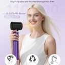 TASNEEM 7 in 1 Hot Air Brush & Rotating Hair Dryer Brush, Air Styler with Auto-Wrap Curlers, Ionic Blow Dryer, Straightener & Oval Brush, Without Heat Damage Multi-Styler with Travel Case