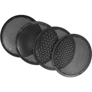 Motoforti 8 Inch Universal Speaker Grills Cover Mesh Guard Protective Case Black - Pack of 4 Long-Lasting