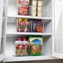 ClearSpace Clear Plastic Storage Bins Perfect Kitchen Organization and Storage or Pantry Storage Fridge Organizer, Pantry Organization and Clear Storage Bins, Cabinet Organizers