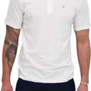 Volcom Short Sleeve Polo Shirt  Classic Fit, Soft Cotton Blend, Modern Casual Style (Medium, White)