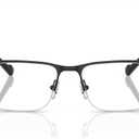 Vogue Eyewear Men's VO4292 Rectangular Prescription Eyewear Frames, Matte Black/ Demo Lens, 56 mm