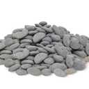 Quibbay 45 LB Mexican Beach Pebbles - 1-2 Inch Decorative River Rocks for Landscaping, Garden Paving, Plant Rocks, Crafting, Walkways, Backyard, Grey Natural Unpolished Bulk Stones